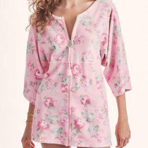 LoveShackFancy Bard Mini Dress in Pink Azaleas